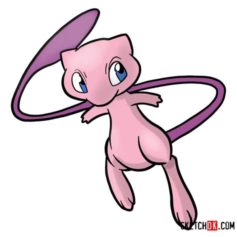 directed drawing pokemon|pokemon drawing easy mew.